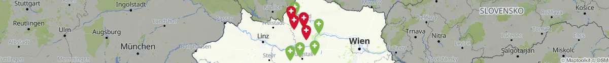 Kartenansicht für Apotheken-Notdienste in der Nähe von Arbesbach (Zwettl, Niederösterreich)